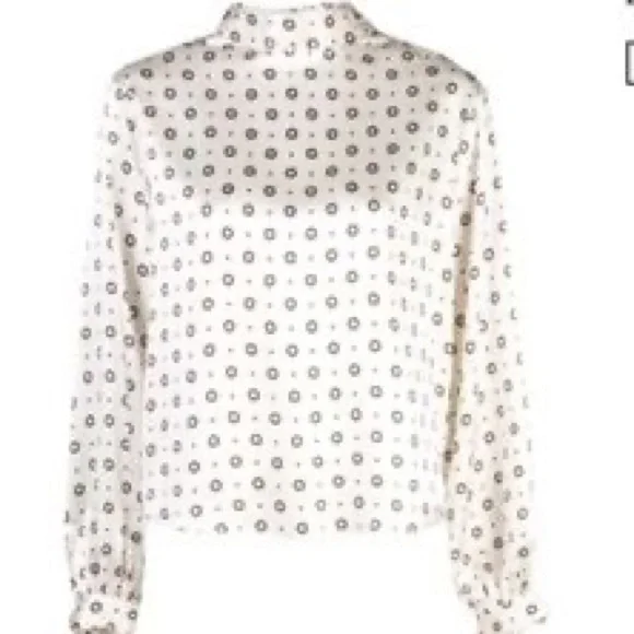 Anine Bing Esther 100% Silk Satin Top - Picture 5 of 11